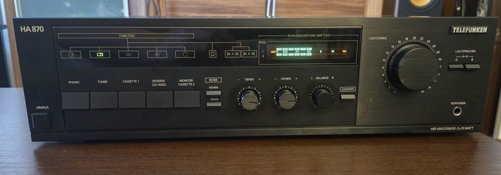 Piękny wzmacniacz Telefunken HA-870 870