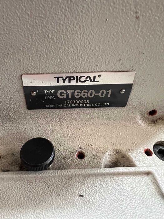 Typical GT 660-01 гудзикова машина, етикеточна машина