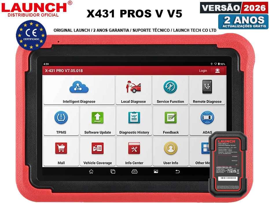Launch X431 PROS V 5.0 Maquina Diagnostico  OBD 37 Funções (NOVO)