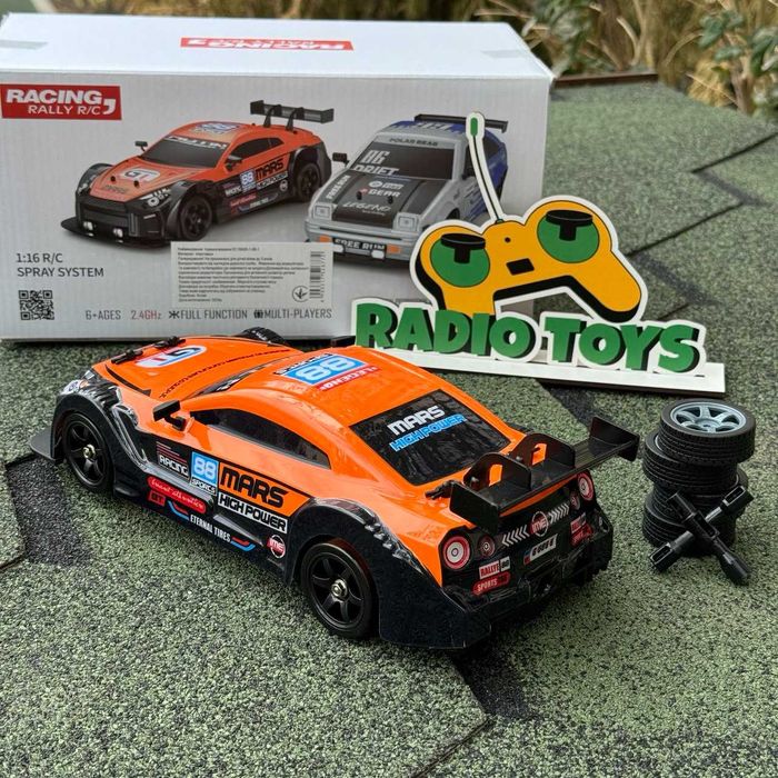 Дрифт машинка на радиоуправлении Nissan GTR Orang 1:16 4WD