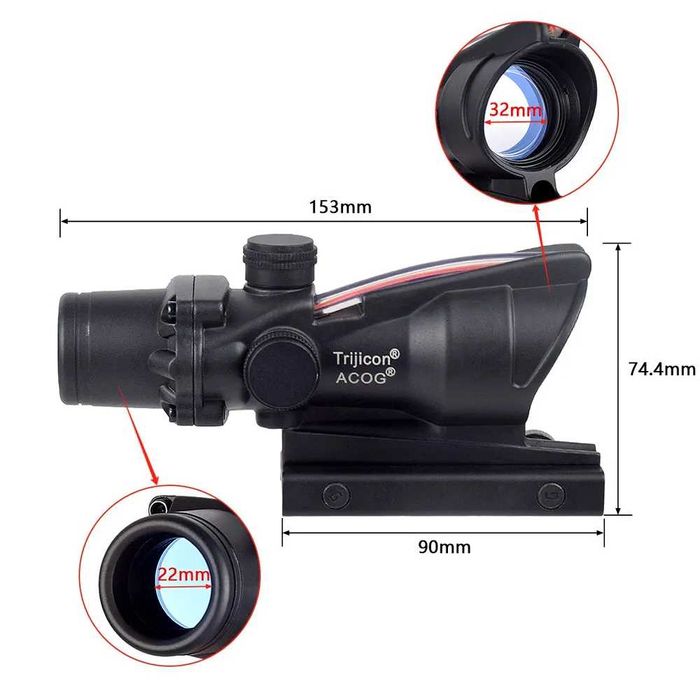 Оптический прицел для ружья Trijicon TA31F-G ACOG 4x32