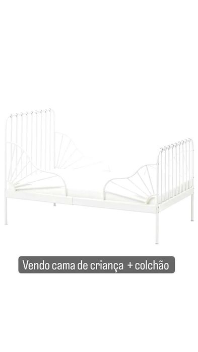 Cama de crianca ikea branca