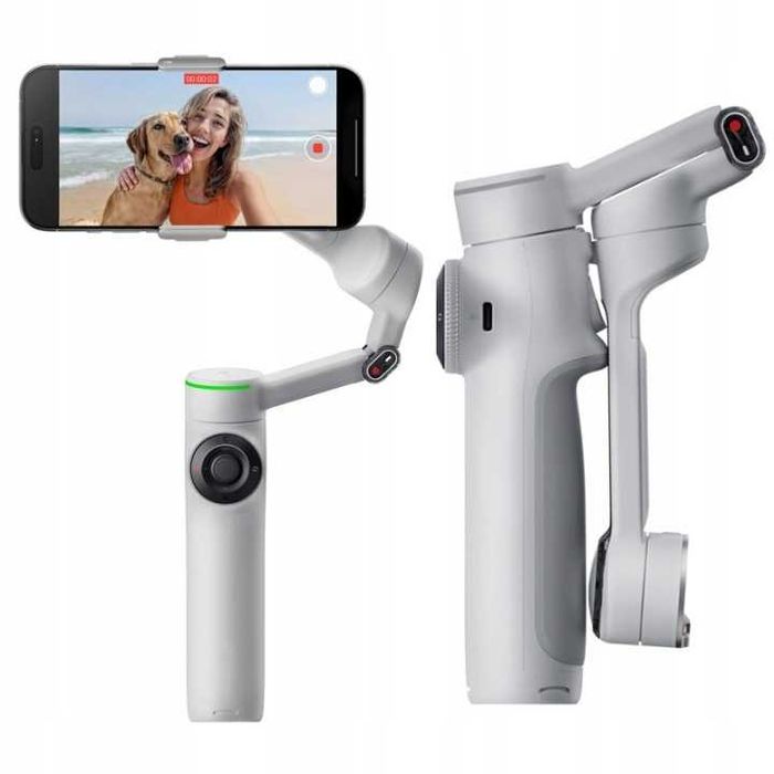 Insta360 Flow 2 Pro Gimbal 3-osiowy AI 360° do Telefonu Szary