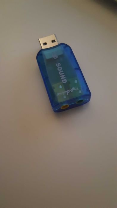 Placa de som 3D 5.1 USB2.0 (USB->Micro+Audio)