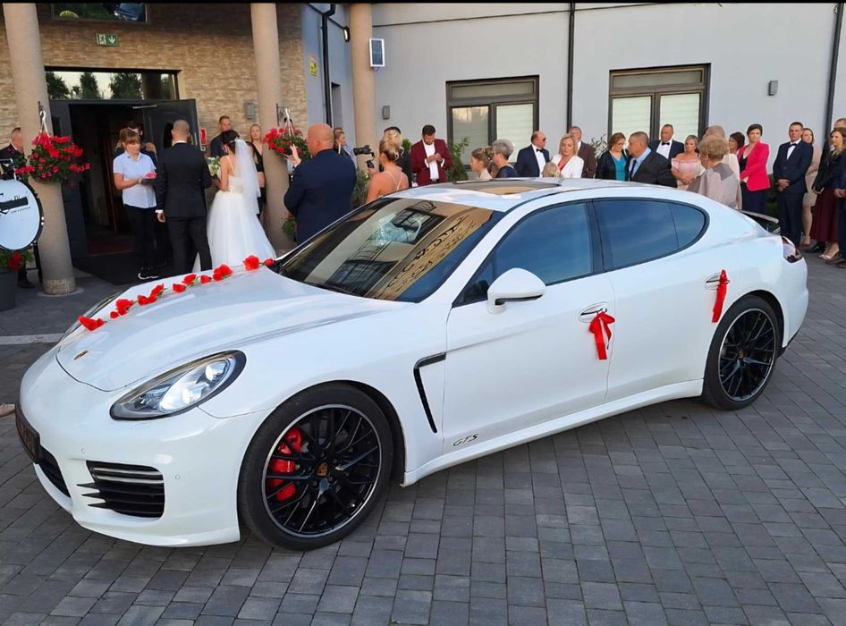 Samochód Auto do ślubu Porsche Panamera GTS