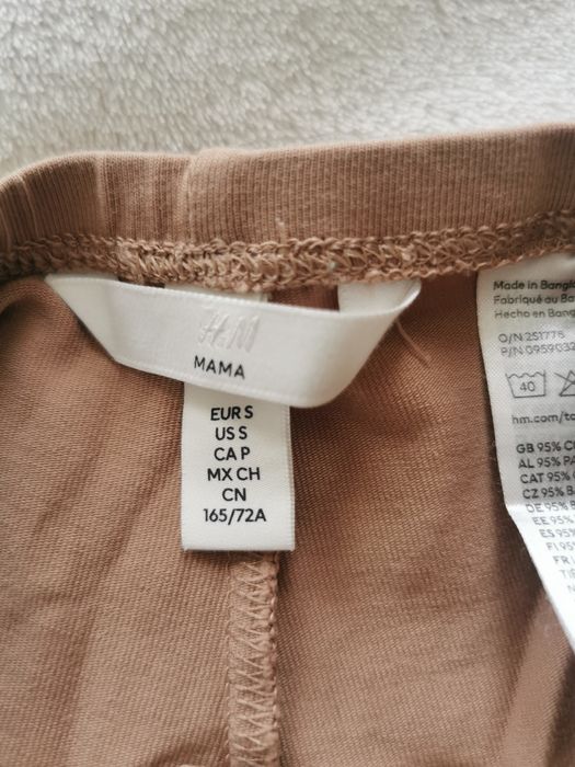 Szorty ciążowe h&m S + koszulki Do Karmienia S