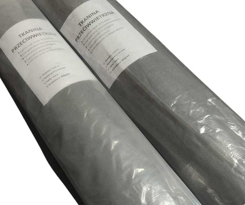 Tkanina przeciwwietrzna na otwarte ściany budynków 1x25 m
