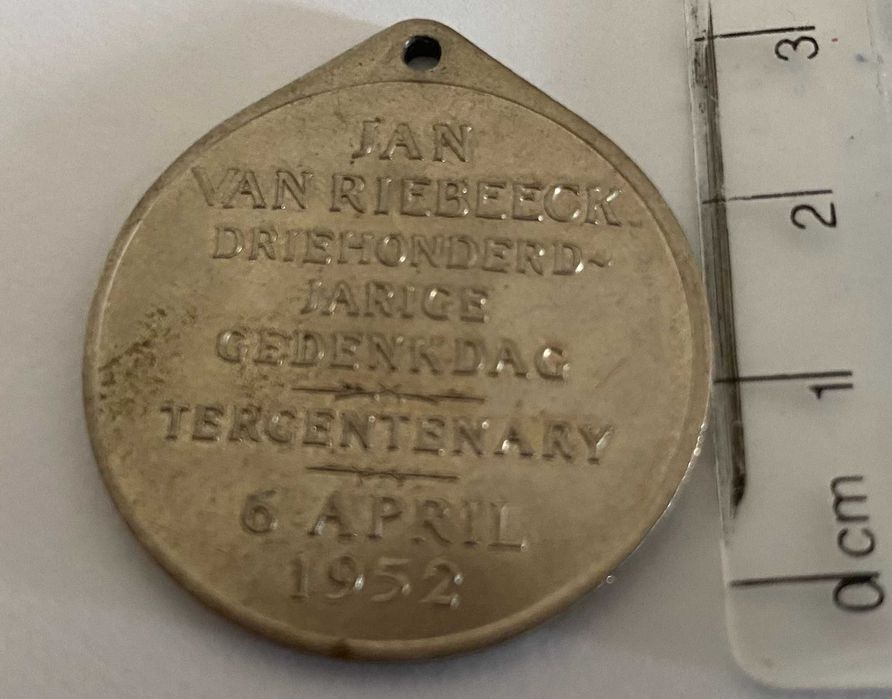 Medalha do tricentenário Jan Van Riebeeck da África do Sul