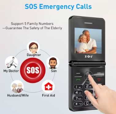 złoty kolor Telefon komórkowy XGODY 13 Pro 1 GB / 32 MB 2G