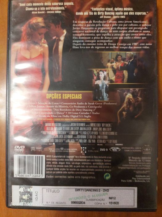 Dvd - Dirty Dancing 2