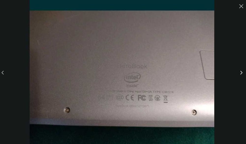 Laptop Chuwi Herobook / Intel Atom X5 / 4gb 64gb / Win11 PRO 25H2/ 24w