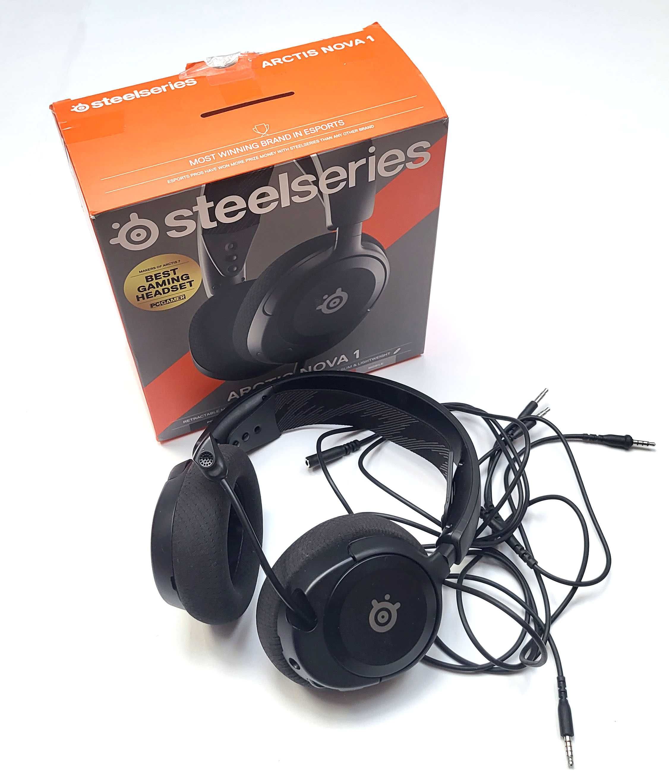 SteelSeries Arctis Nova 1 - Gamingowy zestaw słuchawkowy do