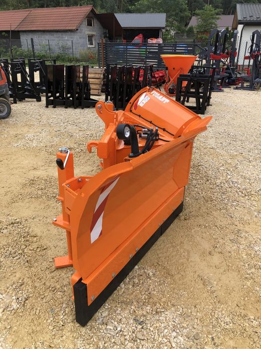 Solidny pług hydrauliczny do śniegu strzałka składany 2.9 m euro/tuz