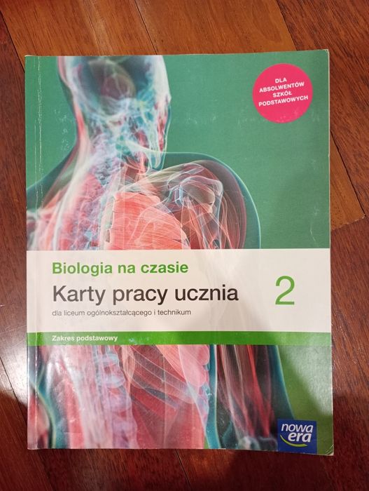 Biologia na czasie 2 karty pracy ucznia nowa era liceum klasa 2