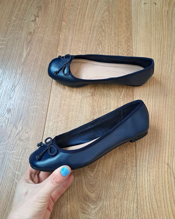 Синие туфли туфельки балетки для девочки