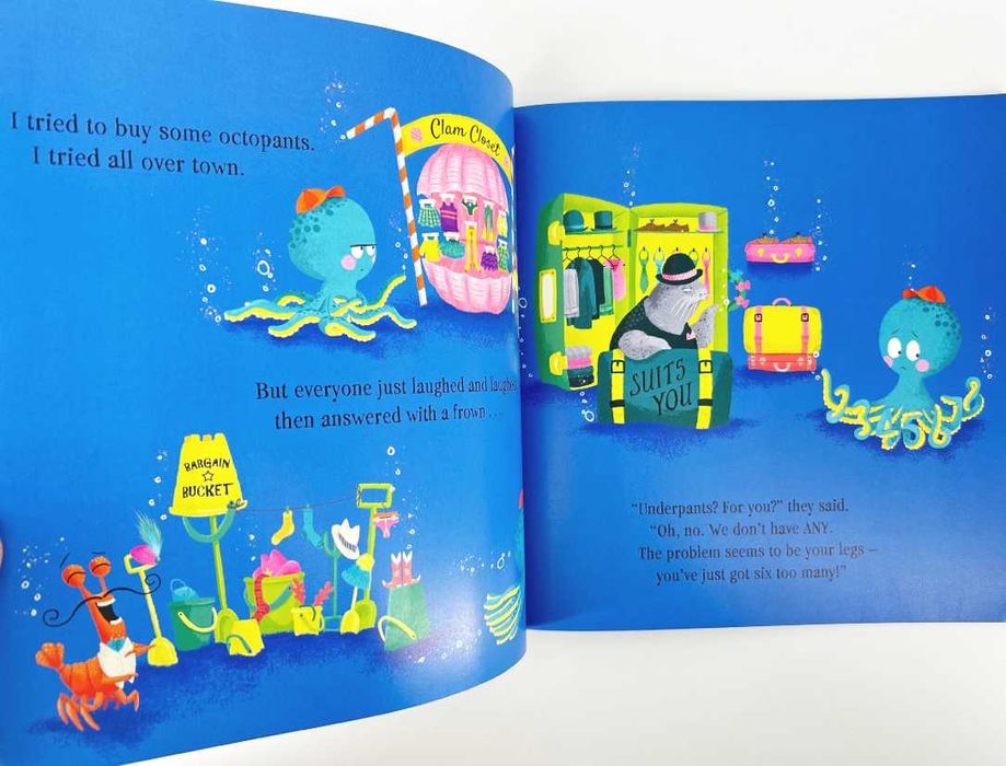 Octopants Suzy Senior – zabawna książka po angielsku dla dzieci