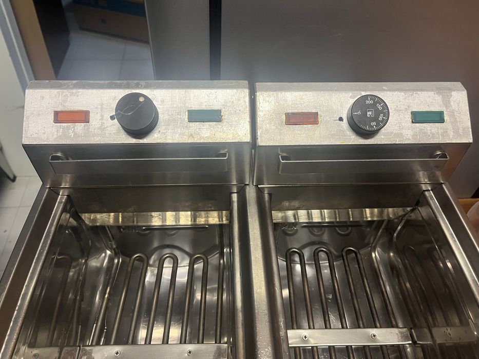 Fritadeira eletrica 2 cubas monofasica