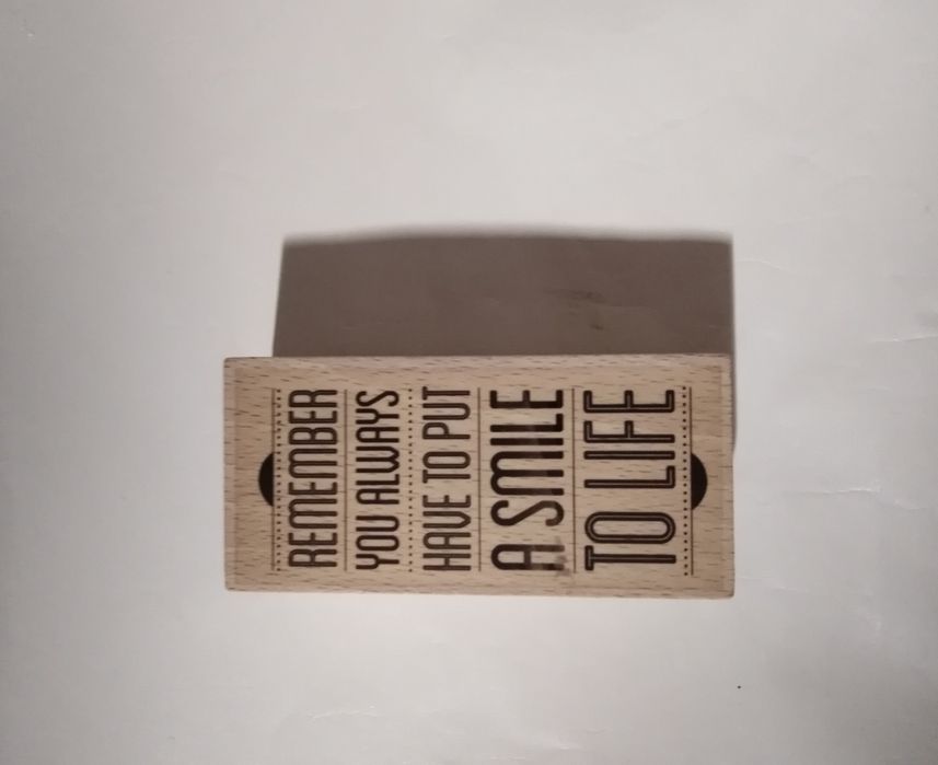 Carimbo em madeira 'Mr. Wonderfull' NOVO