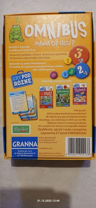 Gra rodzinna OMNIBUS