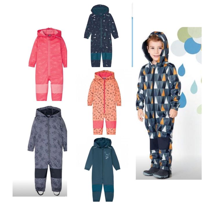 Куртка дождевик 86/92 110/116 Lupilu дощовик грязепруф