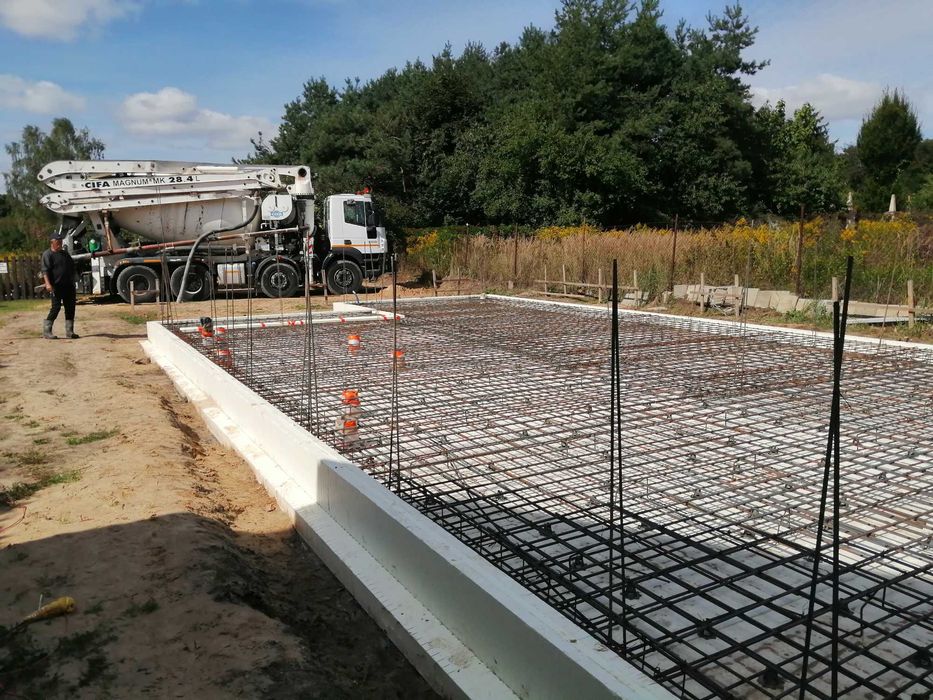 Posadzki przemysłowe,  maszynowe  plyty fundamentowe