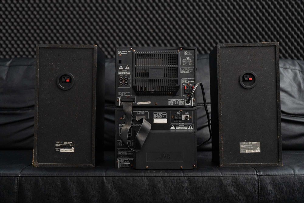 Aparelhagem Stereo Vintage JVC CA-C55BK