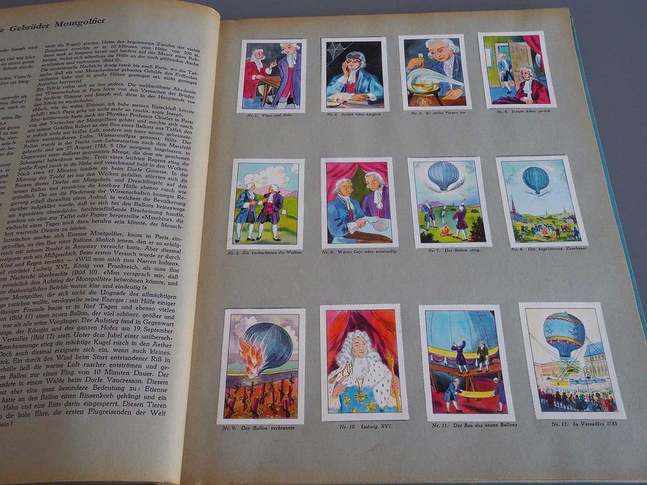 Caderneta Cromos Antiga da Suíça - Completa e Excelente