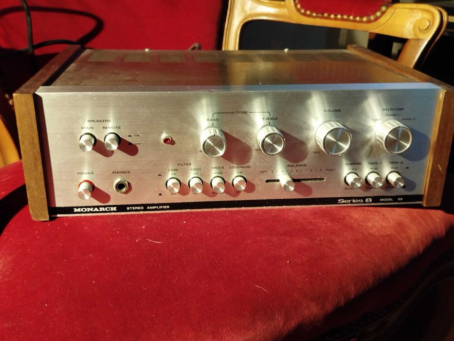 Monarch Stereo Amplifier Series 8, Model 88, 1960s, Made in Japan64286582500099121