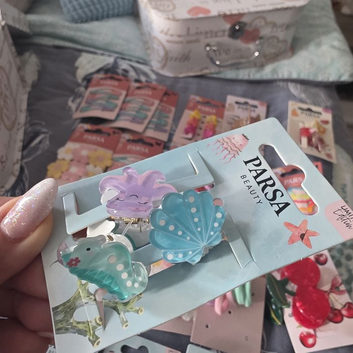 OKAZJA! Spinki i gumki dla dzieci PARSA Beauty – NOWE – likwidacja zap