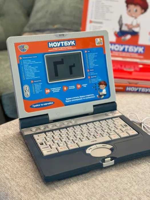 Дитячий ноутбук Limo Toy 7073 з мишкою, 3 мови, 35 функцій