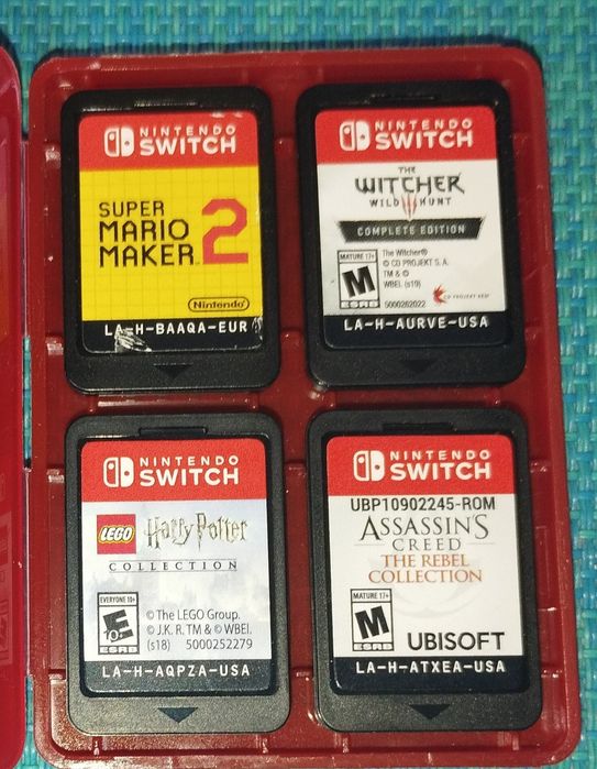 Картриджи Nintendo switch