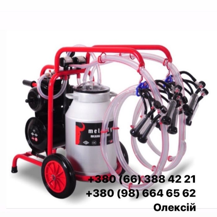 Доїльний апарат Меласті на 4 кози або вівці.ТКKC 4-АК Доильний аппарат