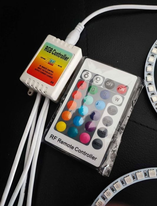 (Negociável)Angels Eyes RGB Novos Com Comando para Golf MK4