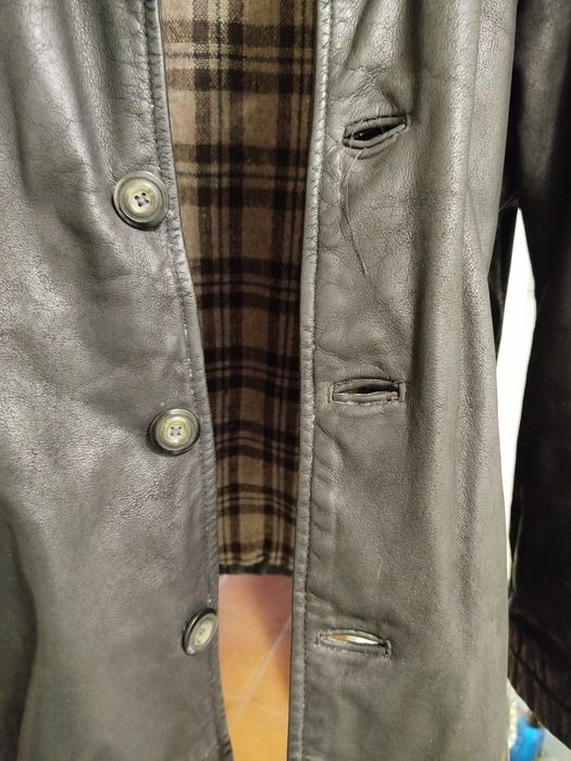 Kurtka skórzana męska