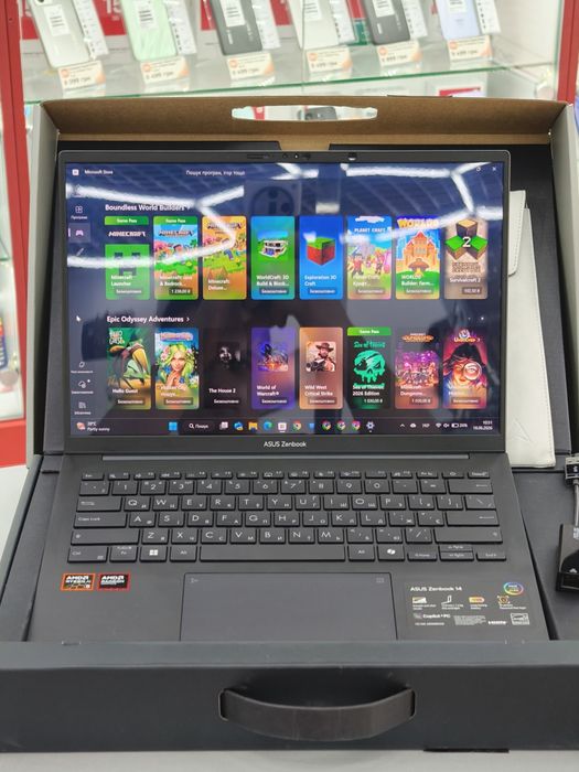 Asus zenbook 14 oled um3406K 16/512gb