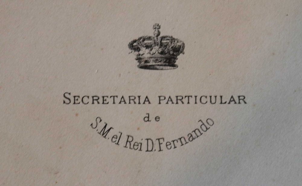 Secretaria Particular de S.M. el Rei D. Fernando - envelope timbrado