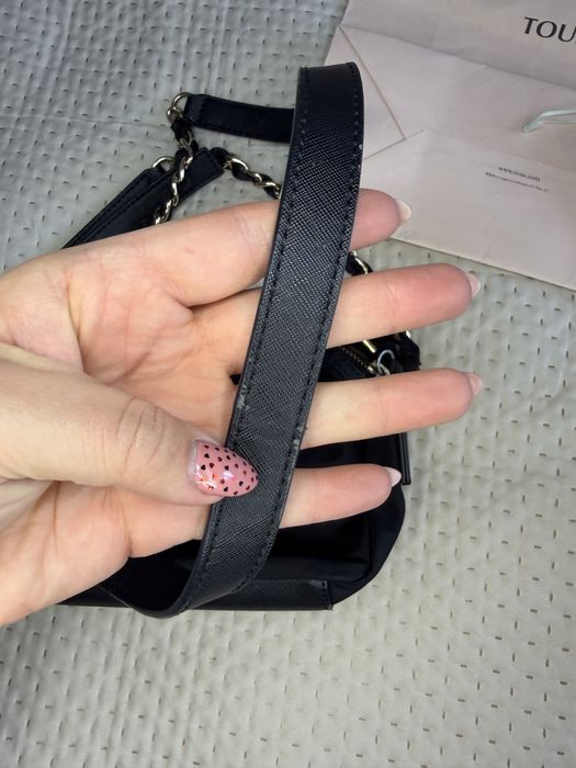 TOUS Brunock Chain czarna torebka crossbody