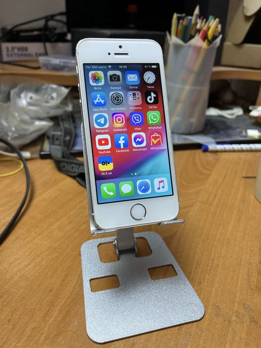 Iphone 5s 16gb r sim 100% акб