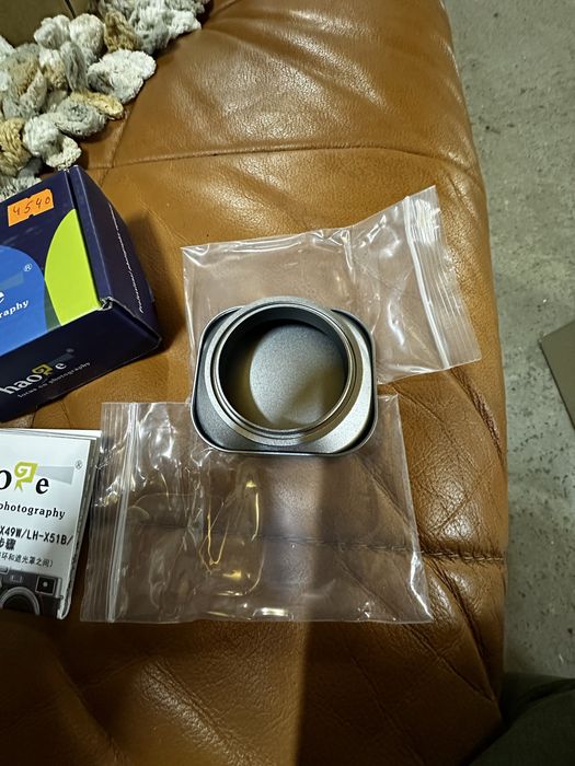 Haoge LH-EW2 49 мм квадратна металева бленда, Canon Nikon Sony Leica