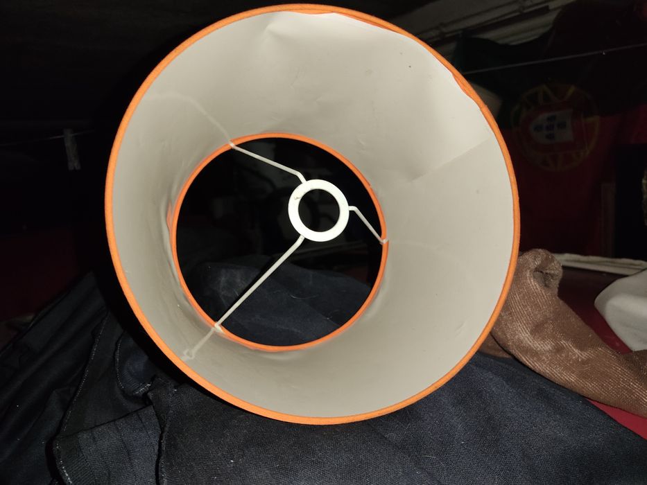 Candeeiro médio laranja