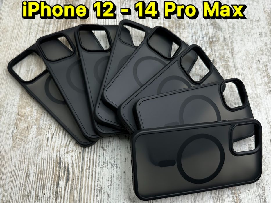 Чехол премиум Matt MagSafe на iPhone 12 - 16 Pro Max Чохол