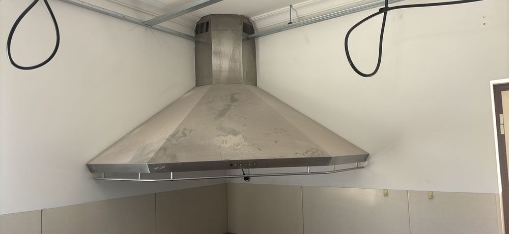 Exaustor canto em inox