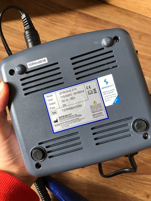 Оригинал! Корея фрезер фрейзер Strong 210 микромотор 105l