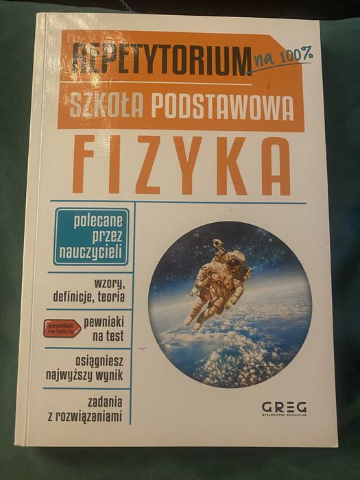 Repetytorium szkoła podstawowa fizyka Wydawnictwo greg