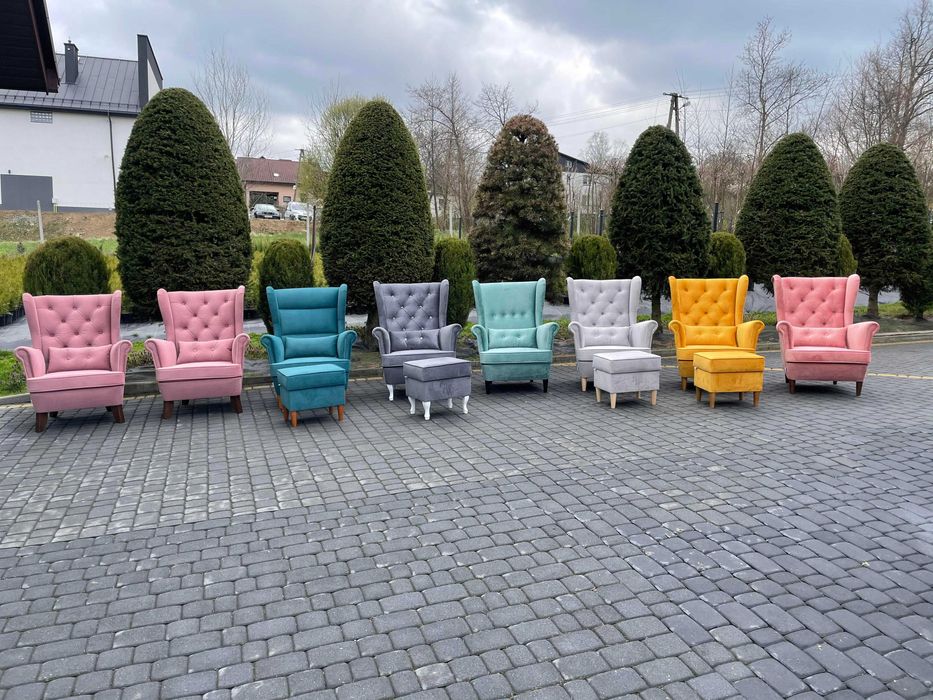 Sofa Uszak | Musztardowa | Polski Producent