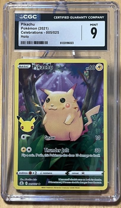 Pikachu Holo - CGC Mint 9 (Celebrations 2021)