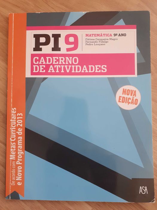 Caderno de atividades  Matemática 9° - PI9