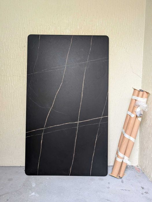 Mesa MDF revestimento mármore 120x70