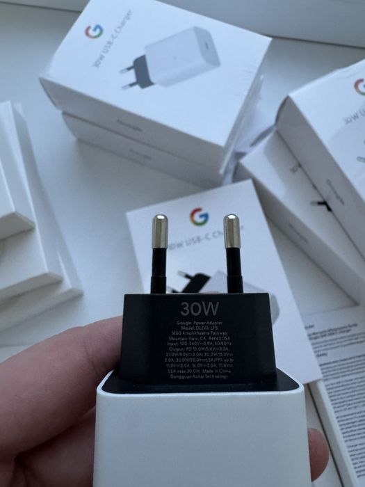 Быстрая 30W оригинальная зарядка google кабель и блок на гугл піксель