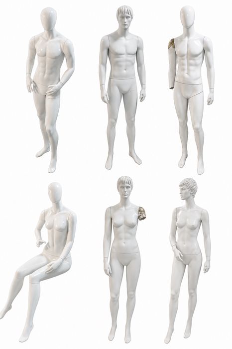 Manequins diversos para desocupar